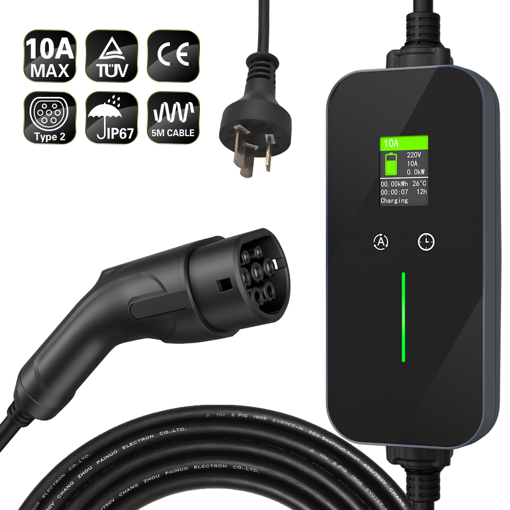 10A type2 ev charger
