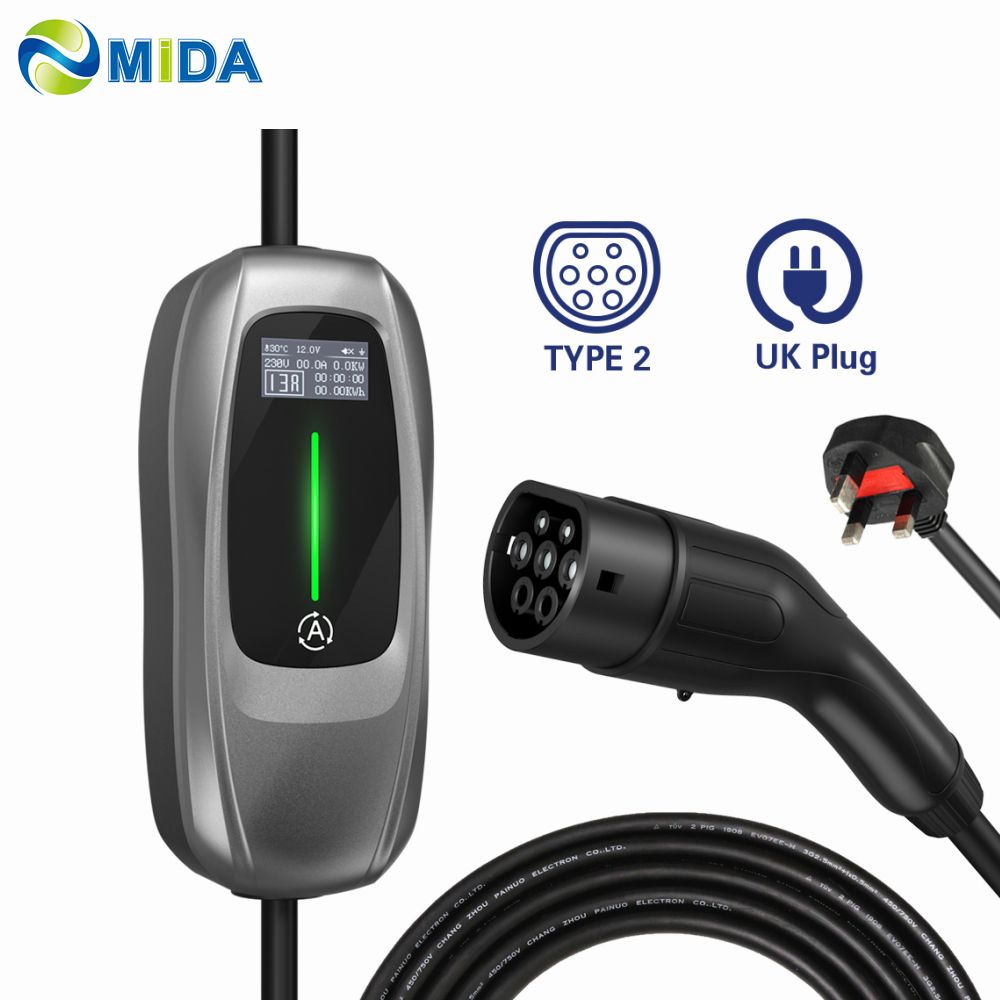 16A UK EV Charger Type 2