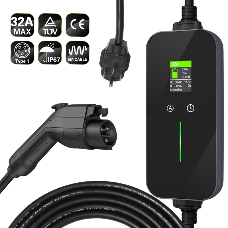 32A - type1 ev charger